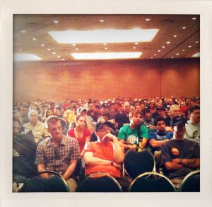 The Wizard Con audience during the Q&A.